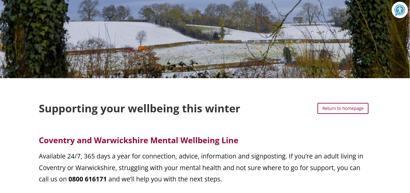 Winter wellbeing