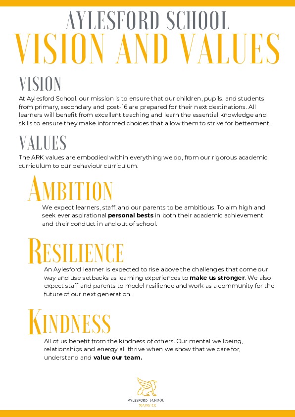 Vision and Values