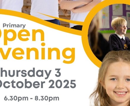 Primary Phase Open Evening Flyer 2025