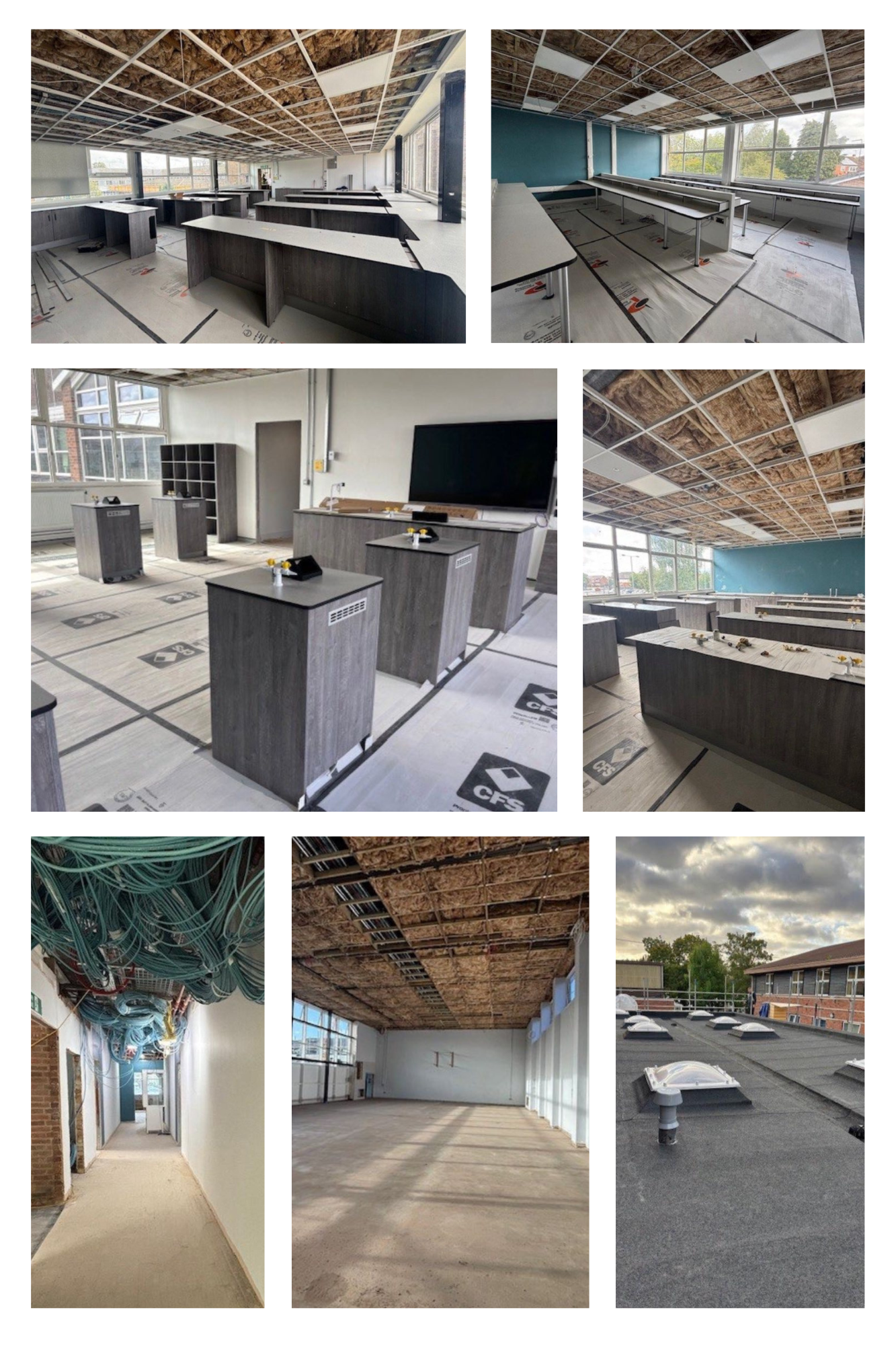 Building Work Photo Collage