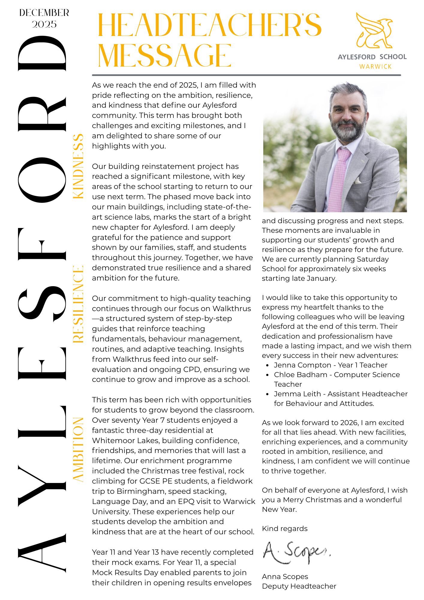 Christmas Newsletter '25