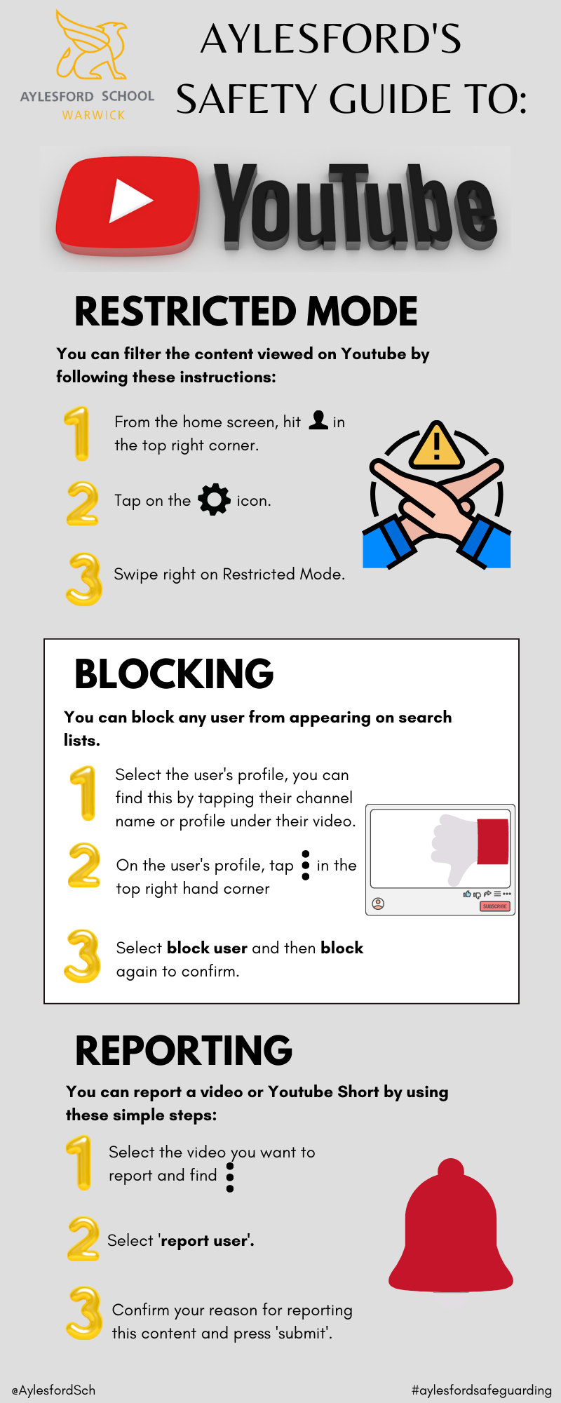 Youtube Safety Card