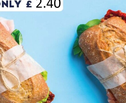 Cold deli sub meal deal poster 240