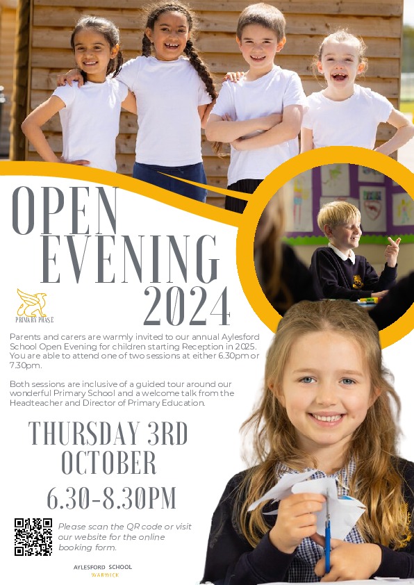 Primary Phase Open Evening Flyer 2024